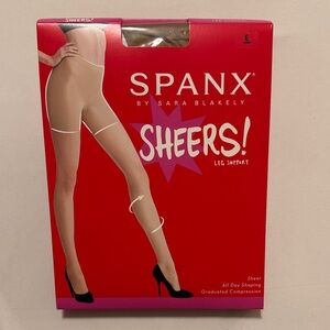 Spanx Sheers Leg Support Pantyhose (Size E / Nude 1)